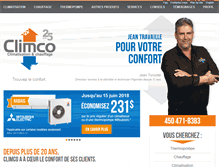Tablet Screenshot of climco.ca